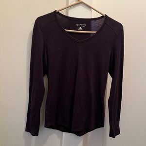 Segments Merino Wool Base Layer Purple Small Long Sleeves Casual Winter